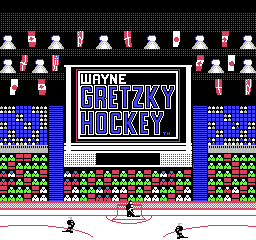 Wayne Gretzky Hockey Title Screen